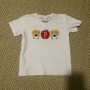 New without tags stitchy fish “p” embroidered school bus shirt